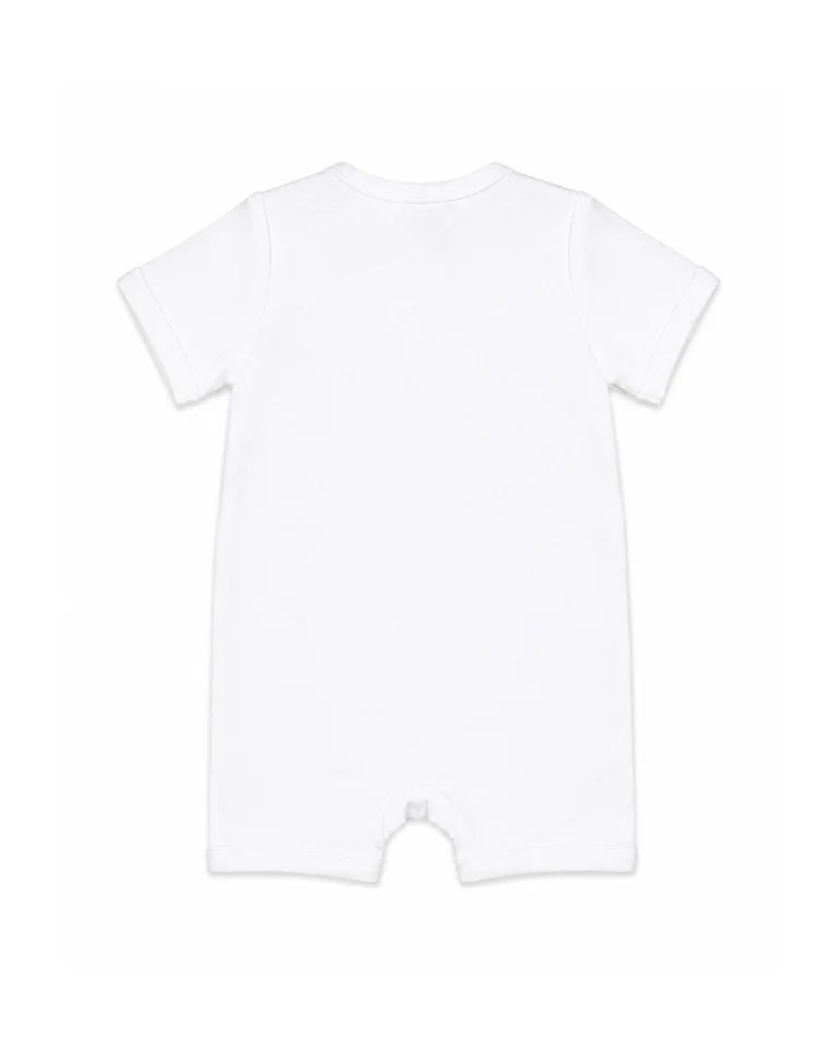 TAYLOR ORGANIC SS KOALA ZIP ROMPER