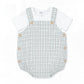 TAYLOR CHECK BODYSUIT & TEE SET