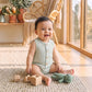 SCOUT CHECK BUTTON UP BODYSUIT