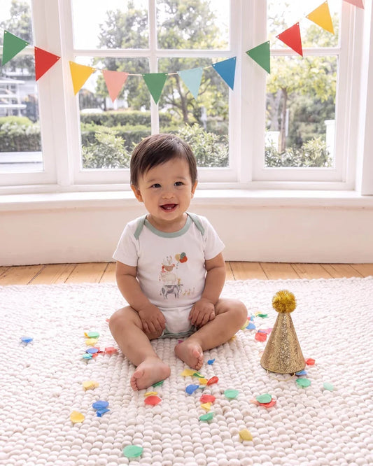 SCOUT ORGANIC ANIMAL STACK BODYSUIT