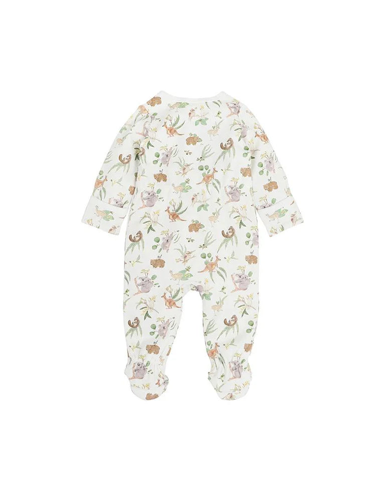 BAILEY NATIVE  LS ZIP ONESIE