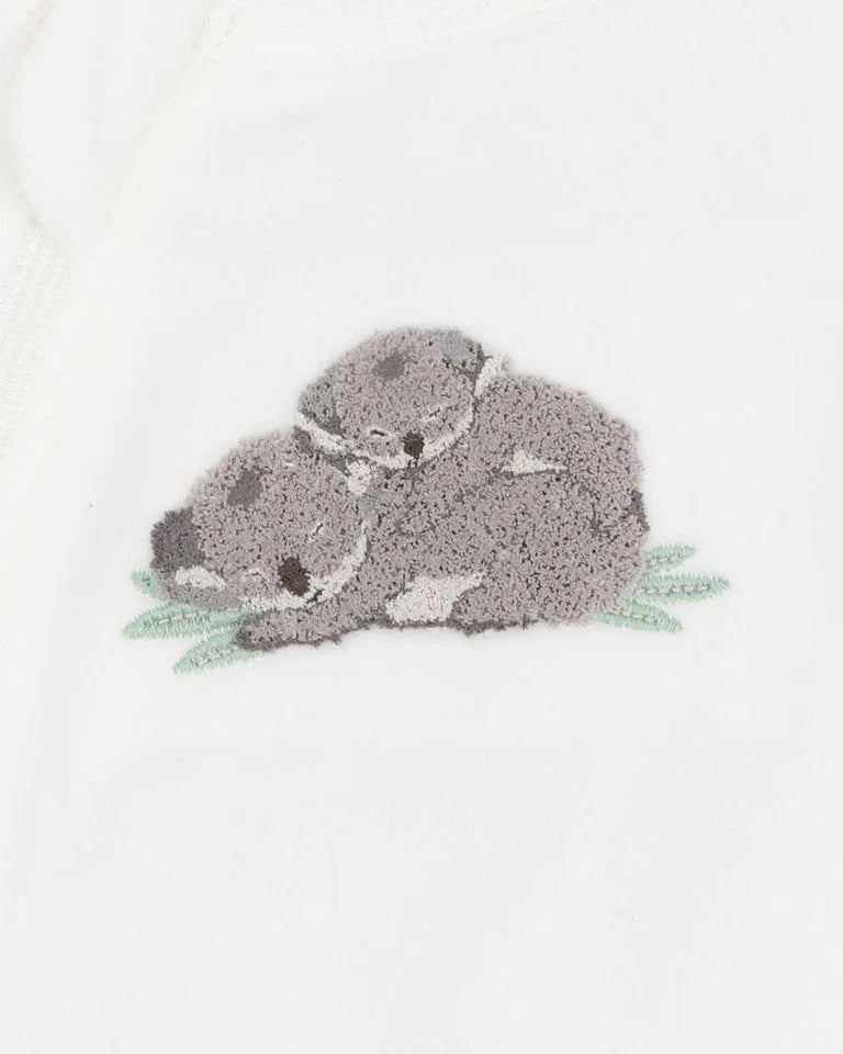 BAILEY KOALA VELOUR ONESIE