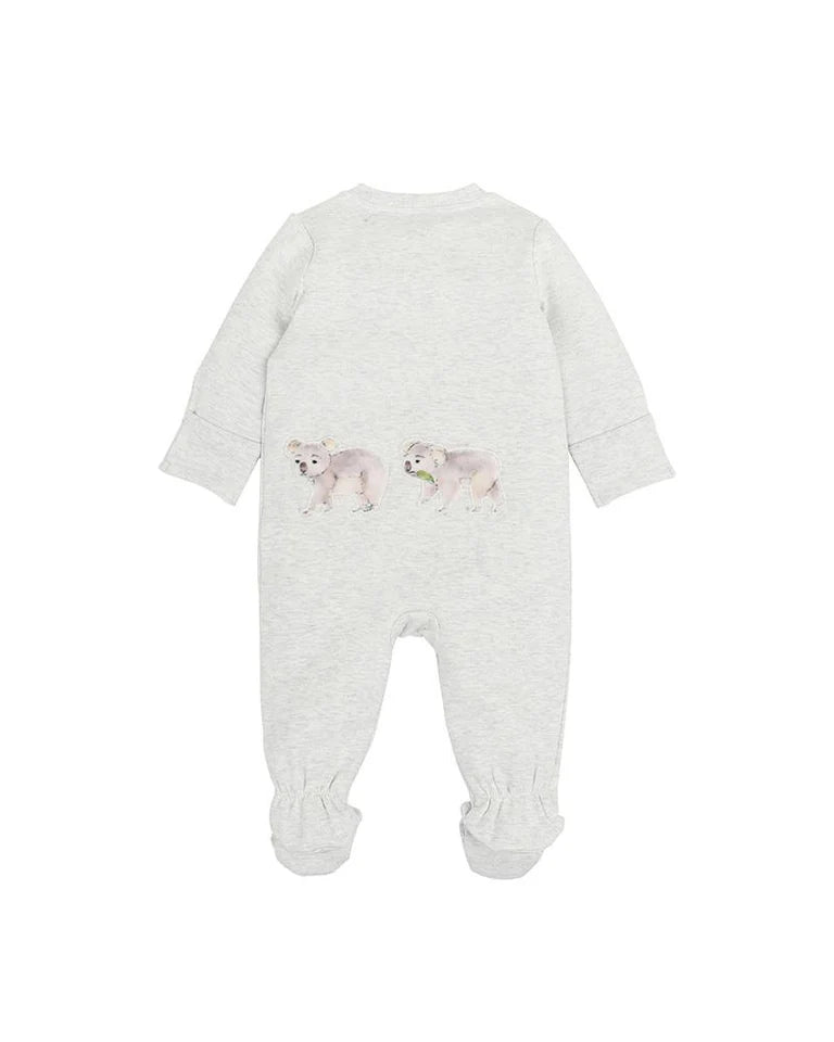 BAILEY KOALA LS ZIP ONESIE