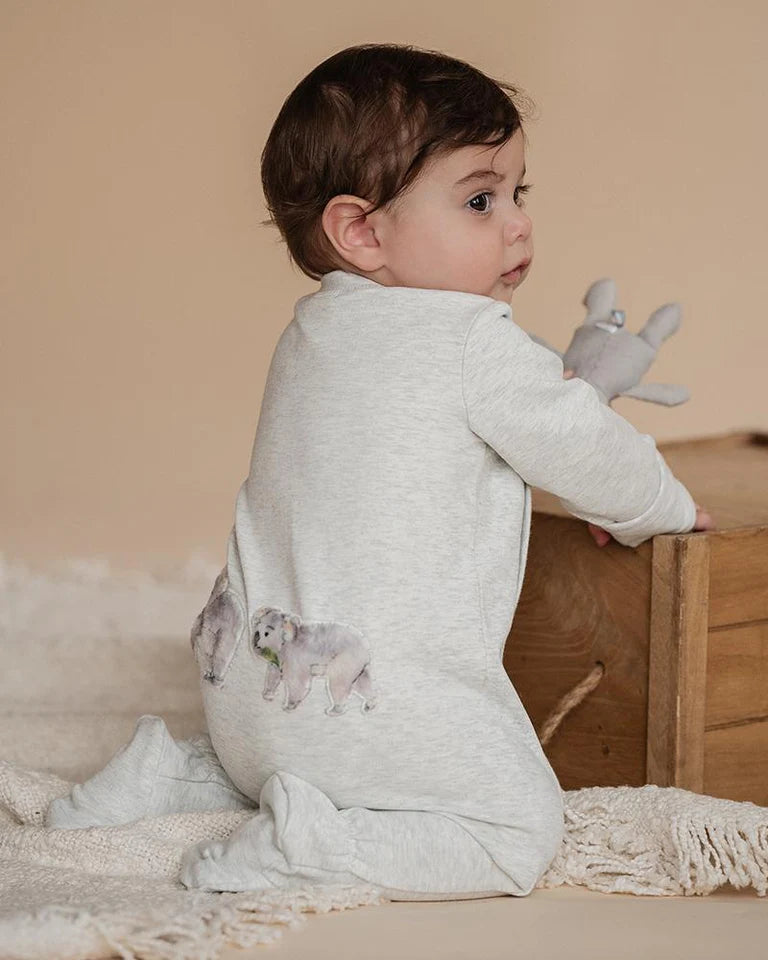 BAILEY KOALA LS ZIP ONESIE