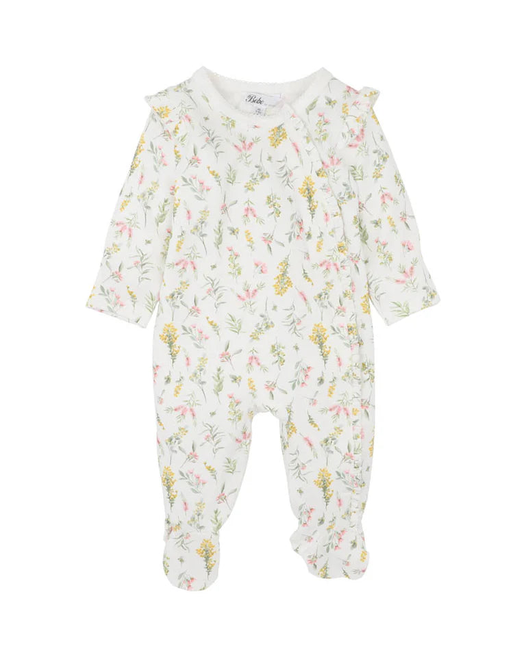 CHARLIE WATTLE ZIP ONESIE