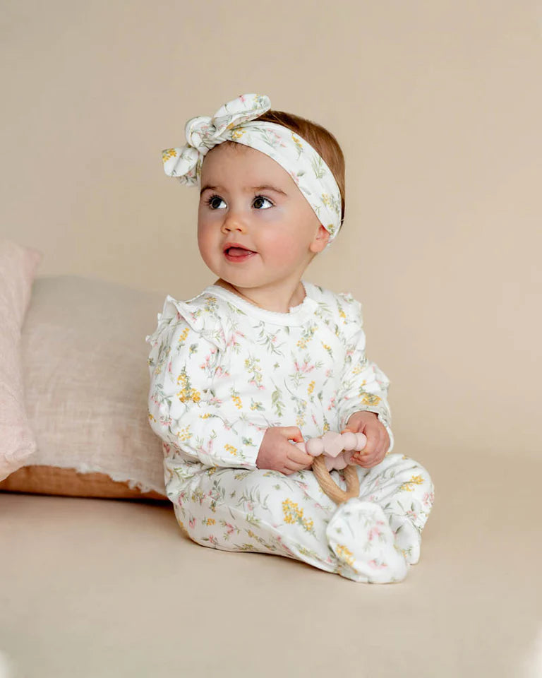 CHARLIE WATTLE ZIP ONESIE
