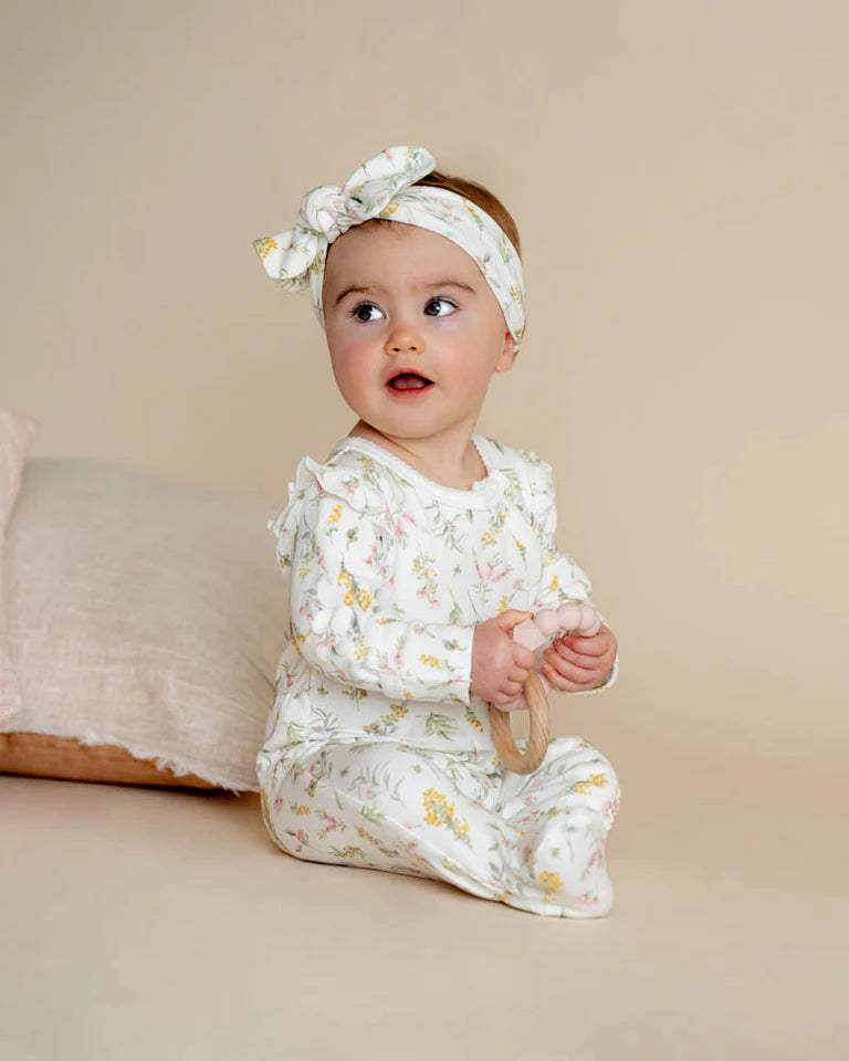 CHARLIE WATTLE ZIP ONESIE