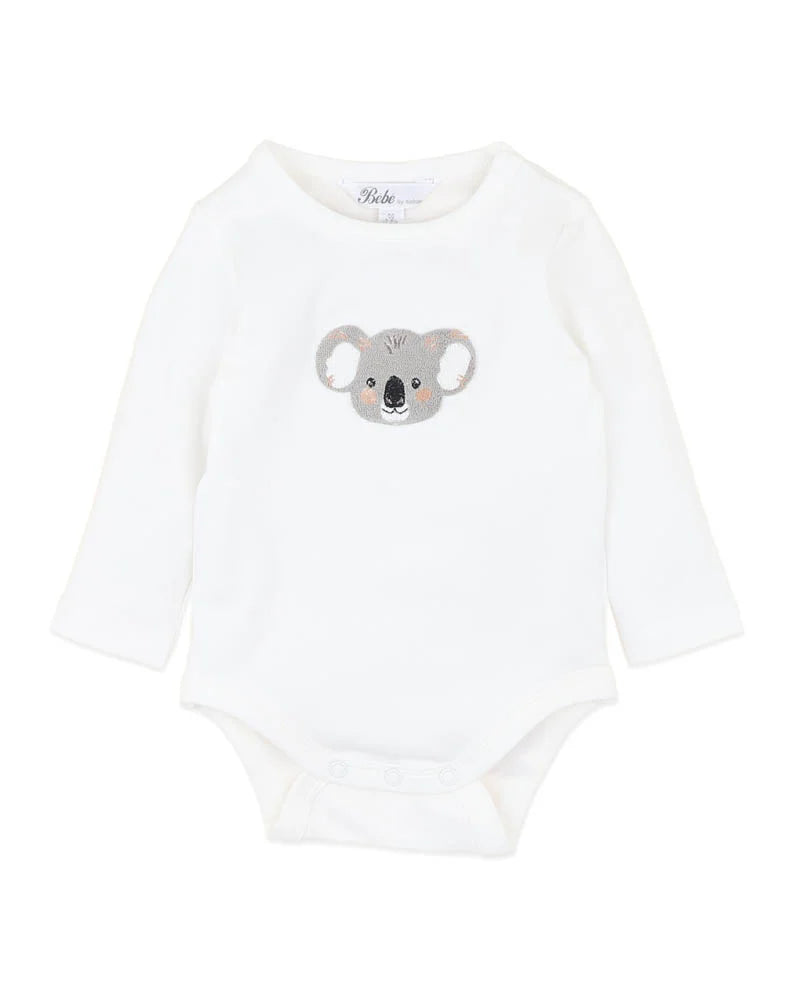 CHARLIE KOALA ORGANIC LS BODYSUIT