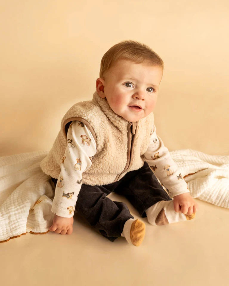 NATURAL SHERPA VEST