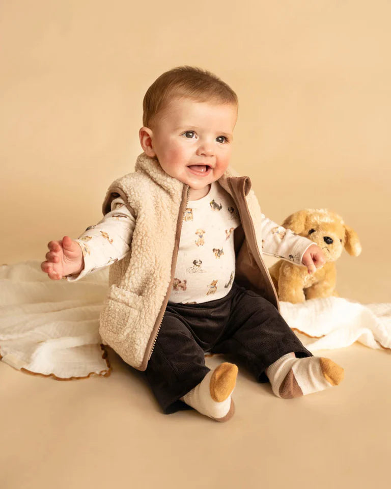 NATURAL SHERPA VEST