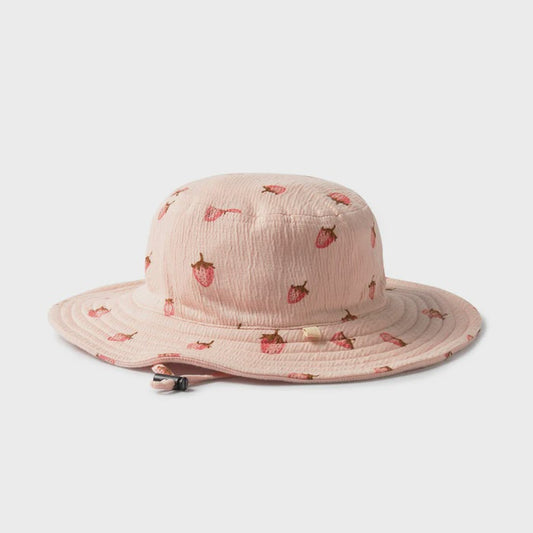 Strawberry Kisses Organic Sun Hat