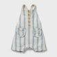Deep Blue Stripe Organic Overall