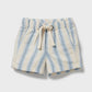 Deep Blue Stripe Organic Short