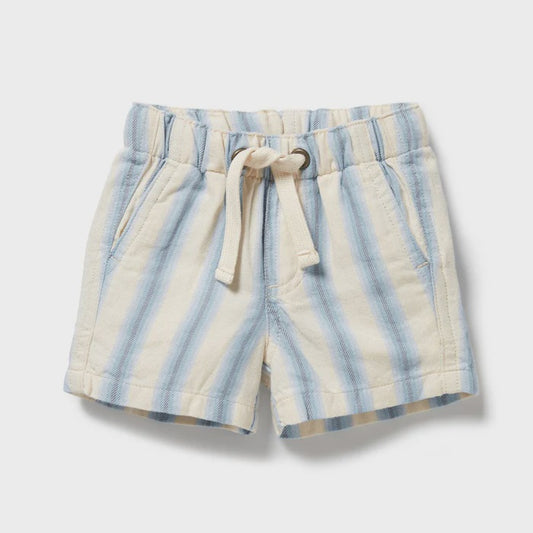 Deep Blue Stripe Organic Short