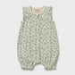 Periwinkle Organic Ruffle Zipsuit