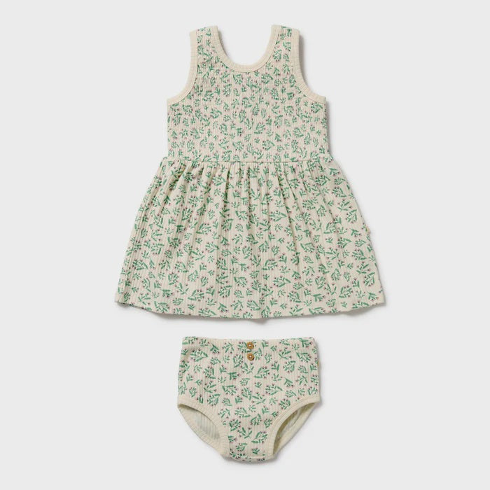 Periwinkle Organic Dress Set