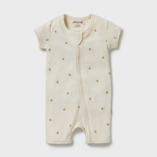 Bee Mine Organic Boyleg Zipsuit