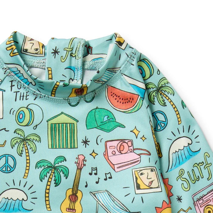 Sun Surf & Sea Rashie Swim Set