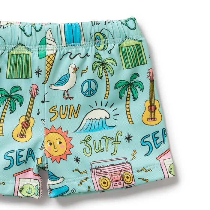 Sun Surf & Sea Rashie Swim Set