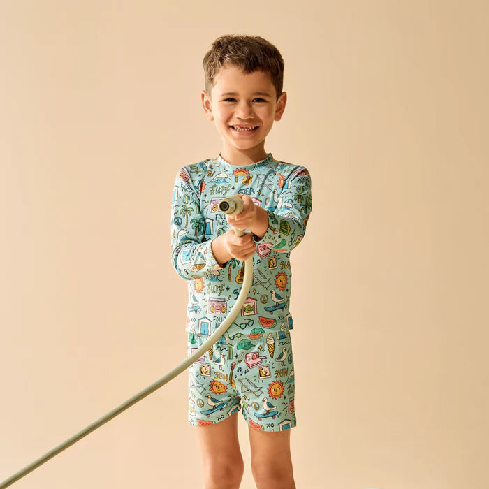 Sun Surf & Sea Rashie Swim Set