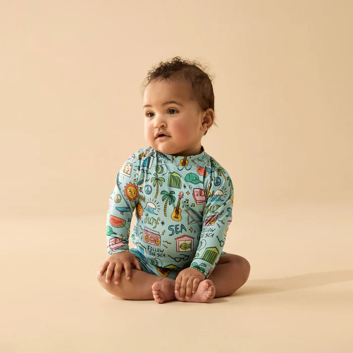 Sun Surf & Sea Rashie Swim Set