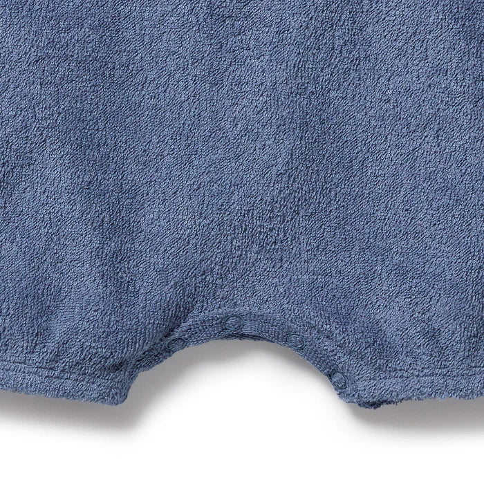 Deep Blue Organic Terry Growsuit