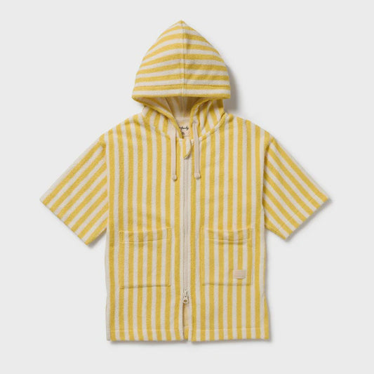 Honey Wave Organic Terry Hooded Towel