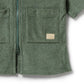 Moss Organic Terry Hooded Towel
