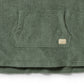 Moss Organic Terry Hooded Poncho