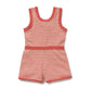 Strawberry Swirl Organic Knitted Stripe Playsuit