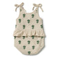 Fleur Organic Knitted Jacquard Playsuit