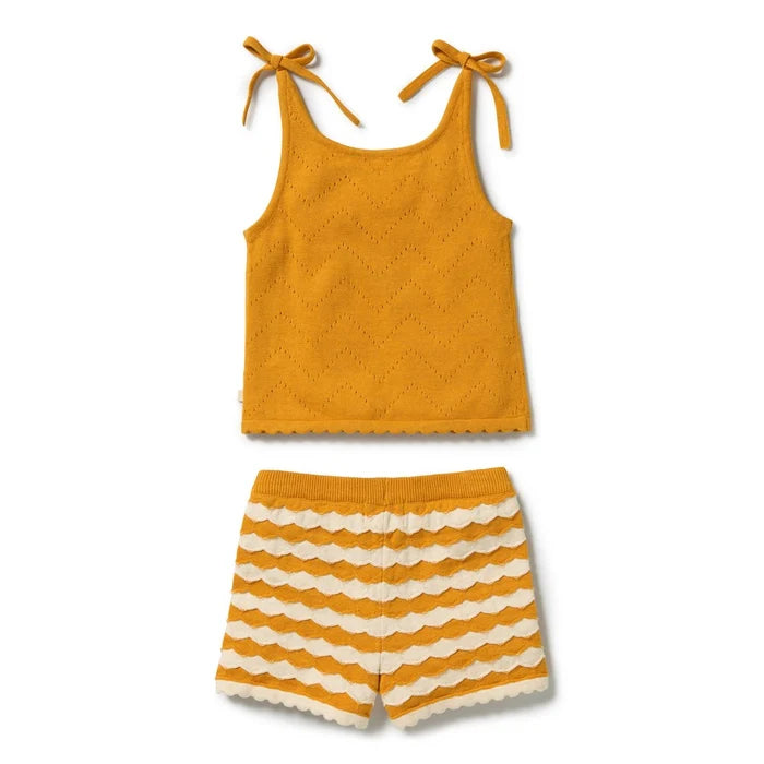 Marmalade Organic Knitted Chevron Set