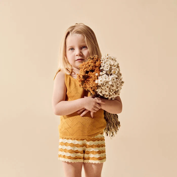 Marmalade Organic Knitted Chevron Set