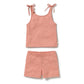 Petal Pink Organic Knitted Pointelle Set