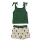 Fleur Organic Knitted Jacquard Set