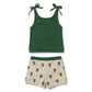 Fleur Organic Knitted Jacquard Set