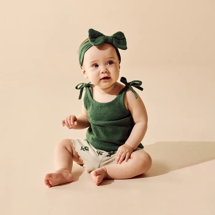 Fleur Organic Knitted Jacquard Set