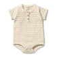 Milk Cloud Organic Knitted Chevron Bodysuit