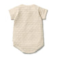 Milk Cloud Organic Knitted Chevron Bodysuit