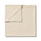 Milk Cloud Organic Knitted Chevron Blanket
