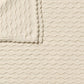 Milk Cloud Organic Knitted Chevron Blanket