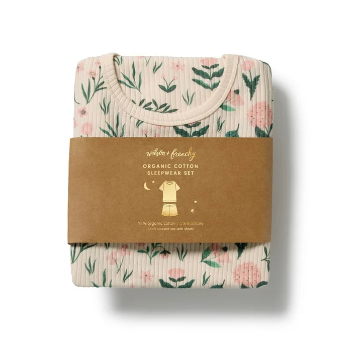 Sweet Bloom Organic Short Sleeved Pyjamas
