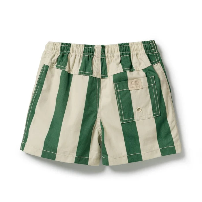 Lagoon Stripe Swim Board Short