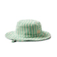 Seafoam Stripe Organic Terry Sun Hat