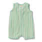Seafoam Stripe Organic Terry Growsuit