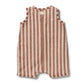 Cherry Cola Stripe Organic Terry Growsuit