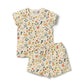 Summer Garden Organic Short Sleeved Pyjamas