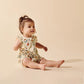 Summer Garden Organic Ruffle Zipsuit