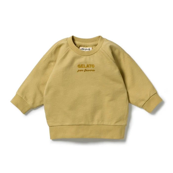 Gelato per favore Organic Garment Dyed Sweat