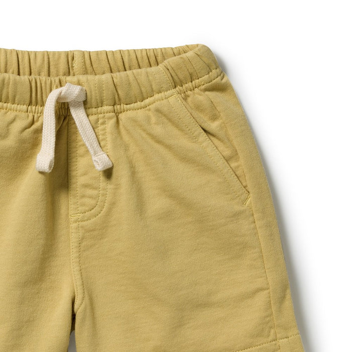 Sand Organic Garment Dyed Sweat Long Short